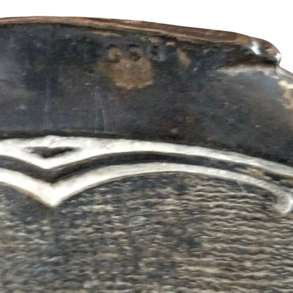 1900s Vintage Antique Jewelry Casket  Art Nouveau Footed Trinket Box 395 Lined - Picture 9 of 9